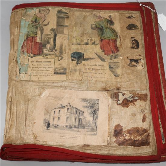 A Victorian nursery rhyme scrap book